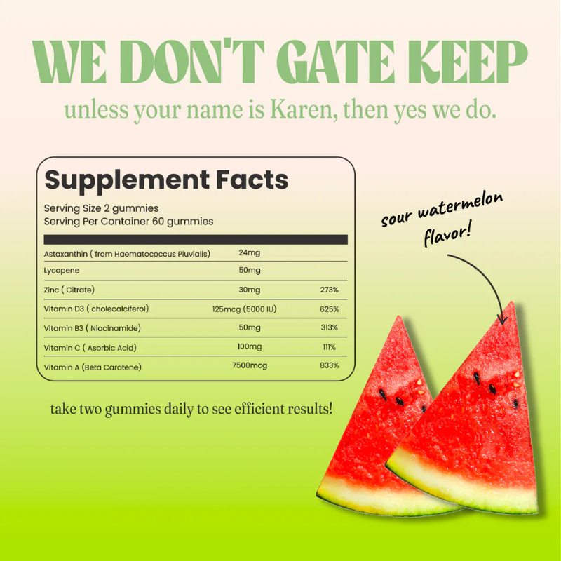 Daily Tanning Gummies - You can taste your tan!
