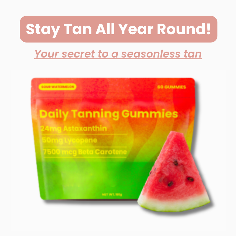 Daily Tanning Gummies - You can taste your tan!