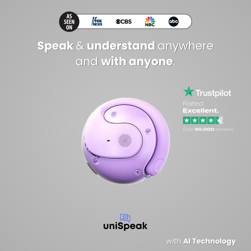 uniSpeak™ - Translate Earbuds 3-in-1