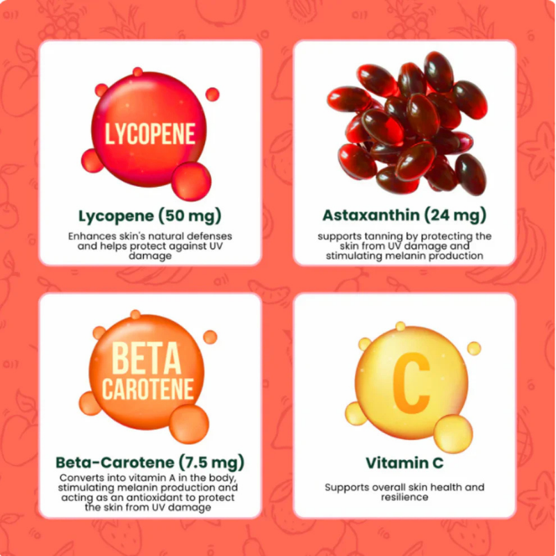 Daily Tanning Gummies - You can taste your tan!
