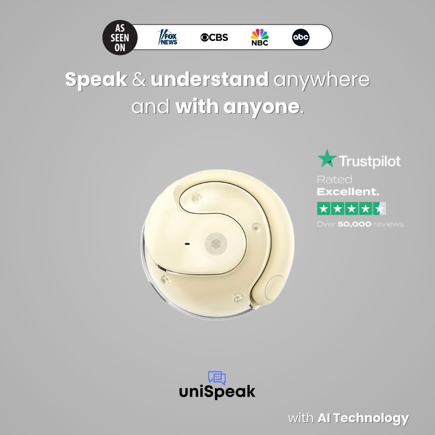 uniSpeak™ - Translate Earbuds 3-in-1