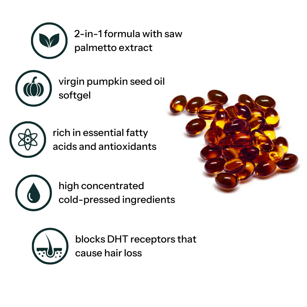 Pumpkin Seed Oil - Natural Hair Growth Formula